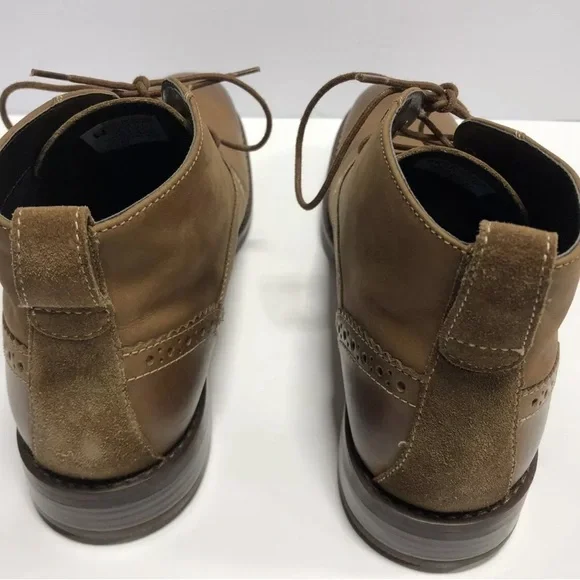 Rockport Men's Karwin Chukka Brown Leather Boot 9 M - Picture 4 of 7